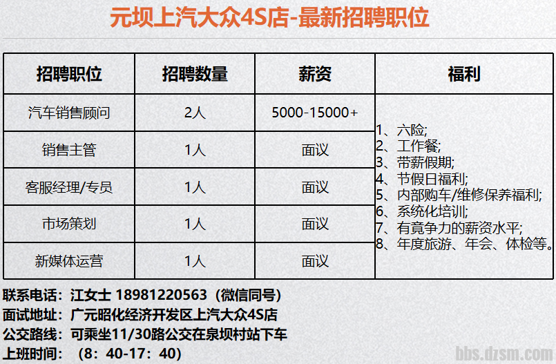 大话利州最新招聘信息概览