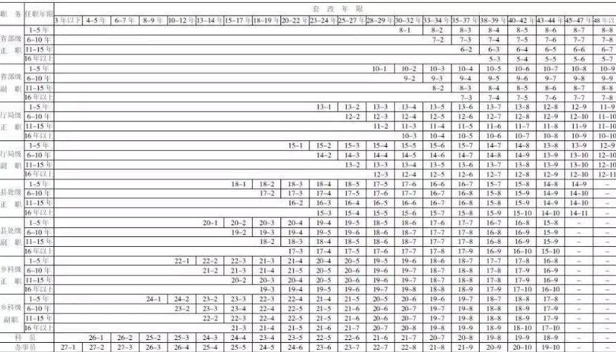 最新公务员工资标准表,最新公务员工资标准表详解